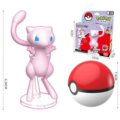 Mew Pokéball Poké Balls Sammler Spielzeug Figur mit Pokeball Pokemon Figuren