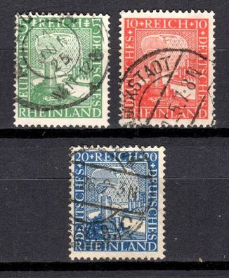 Deutsches Reich Mi. Nr. 372 - 374 gestempelt kompletter Satz, used full set (03)