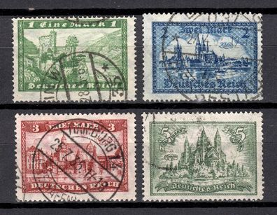 Deutsches Reich Mi. Nr. 364 - 367 gestempelt kompletter Satz, used full set