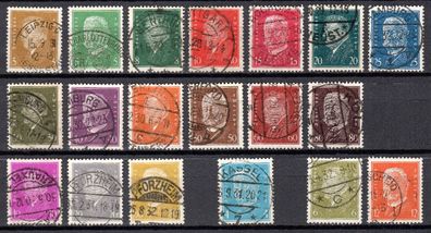 Deutsches Reich Mi. Nr. 410 - 422 + Extras gestempelt kompletter Satz, full set (06)