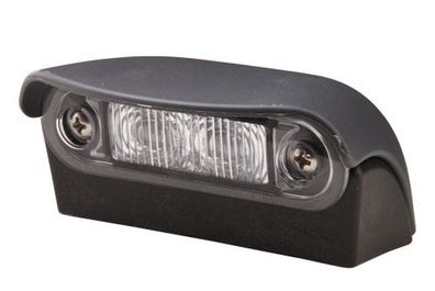 HELLA 2KA 959 640-601 Kennzeichenleuchte - LED - 12/24V - Anbau - Lichtscheibenfarbe: