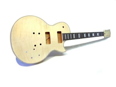 E-Gitarren-Bausatz ML-Factory® MLP P90 Flame Top Standard Mahagoni