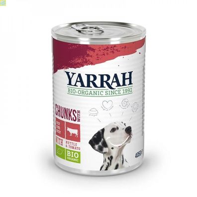 Yarrah Bio Dog Bröckchen Rind 12 x 405g