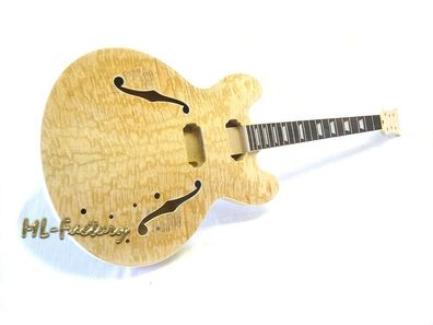 E-Gitarren Bausatz / Guitar DIY Kit ML-Factory® MES Ash Burl Top