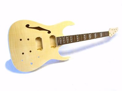 E-Gitarren-Bausatz/ Guitar Kit ML-Factory® MLS Hollowbody Flame Top