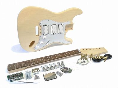 E-Gitarren-Bausatz / DIY Kit ML-Factory® Style I mit 3 x Humbucker