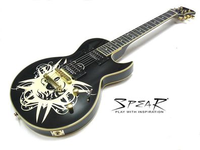 E-Gitarre SPEAR® Monkey Signature SHL 1 Black 2H