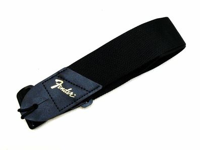 Fender® Nylon Gurt / Strap, Logo in Gold