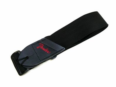 Fender® Nylon Gurt / Strap, Logo in Metallic Rot