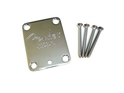 Fender® Halsplatte / Neckplate American Standard Series incl. Schrauben