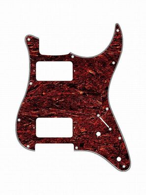 Pickguard E-Gitarre I Standard 11-Loch 3-lagig Tortoise HH