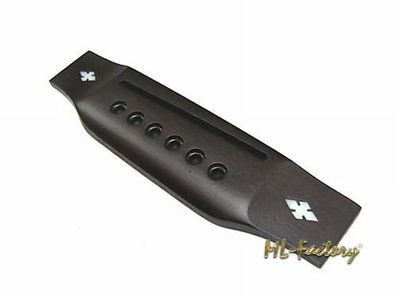 Western-Gitarren Steg / Brücke ML-Factory® Palisander mit Inlays