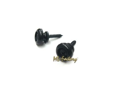 Gurtpins / Strap Lock ML-Factory® T-Form in schwarz 1 Paar