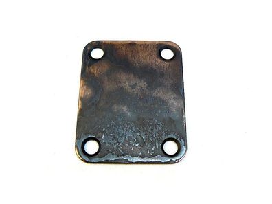 Halsplatte / Neckplate ML-Factory® aged relic chrom ohne Schrauben