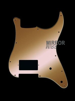 Pickguard E-Gitarre I Standard 11-Loch 2-lagig Mirror Gold / Spiegel Gold H