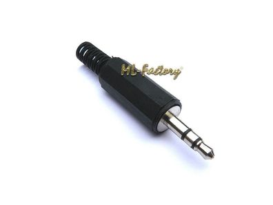 Mini Klinken Stecker ML-Factory® 3,5mm stereo Kunststoffgehäuse