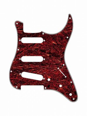 Pickguard E-Gitarre I Standard 11-Loch 3-lagig Tortoise SSS