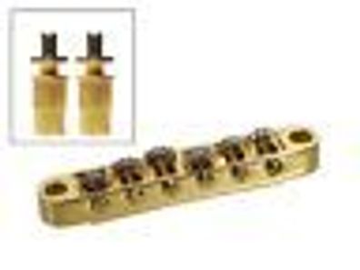 LP Style Brücke / Roller Bridge 2 ML-Factory® rollengelagert, gold Made in Korea