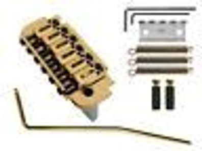 Roller Tremolo ML-Factory® 2 Punkt-Aufhängung gold, Bolzenabstand 63 mm