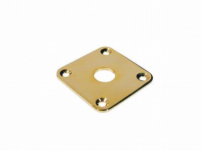 Klinkenblech / Jackplate ML-Factory® Quadrat Metall in gold