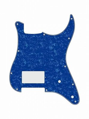 Pickguard E-Gitarre I Standard 11-Loch 3-lagig Blue Pearl H