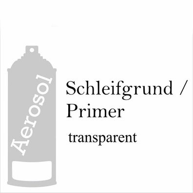 Nitrocellulose / Nitrolack / Nitro Schnellschleifgrund Spray 400ml transparent