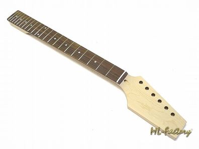 E-Gitarren Hals ML-Factory® 22 Bünde Paddle Neck Mensur 64,8
