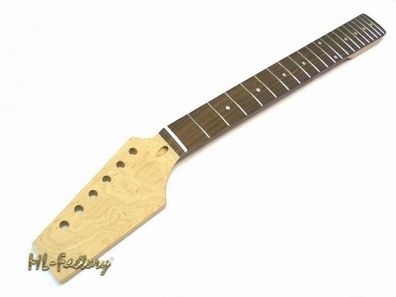 linkshand E-Gitarren Hals Paddle Neck ML-Factory® 21 Bünde Ahorn/ Palisander