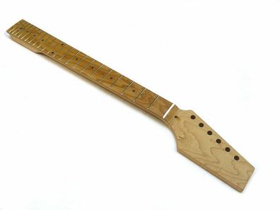 E-Gitarren Hals Paddle Neck ML-Factory® Roasted Maple 22 Bünde Ahorn/ Ahorn