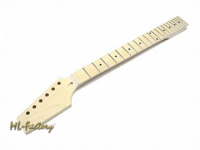 linkshand/ lefthand E-Gitarren Hals Paddle Neck ML-Factory® 22 Bünde Ahorn/ Ahorn