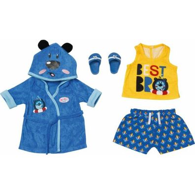 Baby Born Bath Deluxe Outfit For Boys 43 Cm - For Toddlers From 3 Years