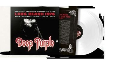 Deep Purple: Long Beach 1976 (180g) (Limited Numbered Edition) (White Vinyl) - earMU