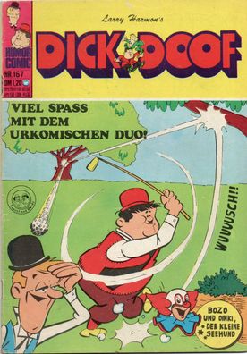 Dick und Doof Comics Heft Nr 167 Laurel and Hardy Larry Harmon Vintage Sammlerheft