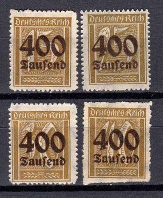 Deutsches Reich Mi. Nr. 297 - 300 postfrisch kompletter Satz, mnh full set (01)