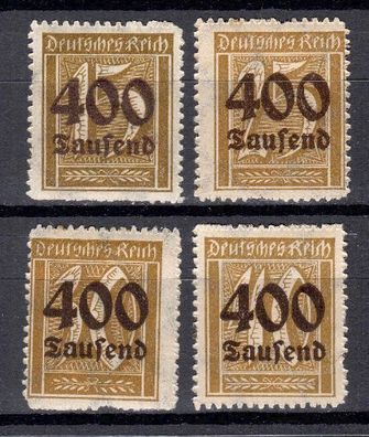 Deutsches Reich Mi. Nr. 297 - 300 postfrisch kompletter Satz, mnh full set (03)