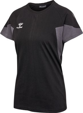 Hummel Damen T-Shirt & Top Hmltravel T-Shirt S/ S Woman Black-XXL