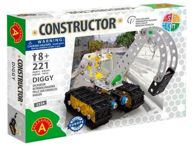 Alexander Constructor - Bagger "Diggy" (221 Teile) Neu