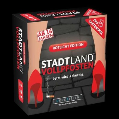 Denkriesen - Stadt Land Vollpfosten® - Das Kartenspiel - Rotlicht Edition (Spiel