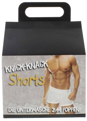 Knick-Knack Shorts lustig Unterwäsche Platzen laut Geräusche Männer Neu