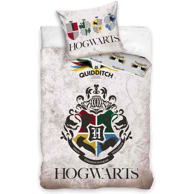Harry Potter Bettwäsche Set Hogwarts Wendebettwäsche 135x200cm + 80x80cm Neu