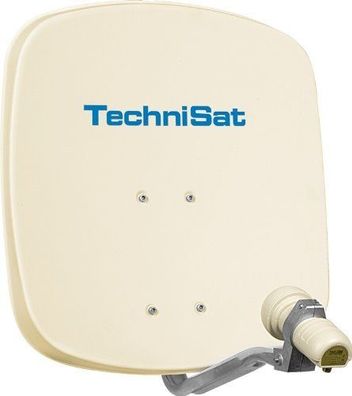 TechniSat DigiDish 45 Twin mit Uni. V/ H 1045/2882 beige