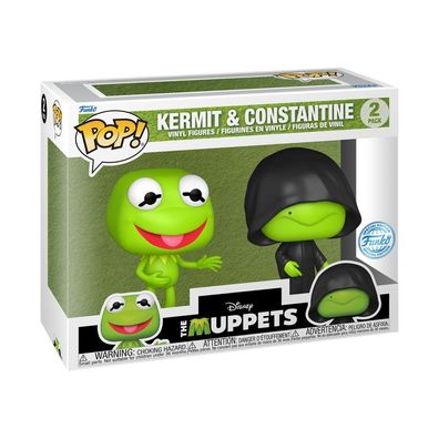 X-Comics Exclusive Muppets Funko POP! PVC-Sammelfigur - Kermit 2 Pck