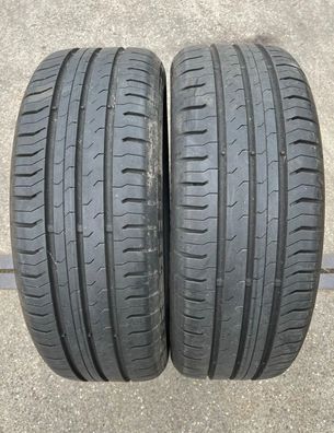 2x Sommerreifen 185/50 R16 81H Continental Conti Eco Contact 5 DOT19 6,8-7,7mm