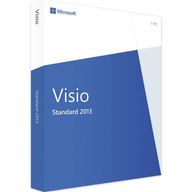 Microsoft Visio 2013 Standard | Vollversion | Deutsche Ware | 24/7 Lieferung