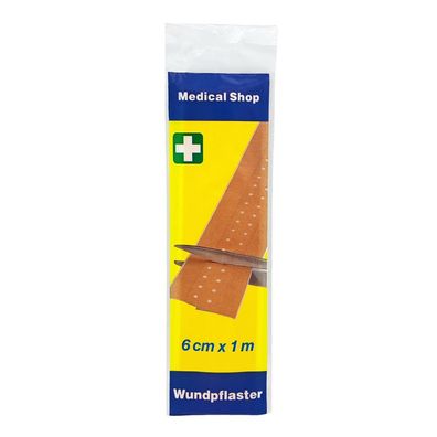 Medical Shop Wundpflaster , 6 cm x 1m, Beutel starr | Packung (1 Stück)