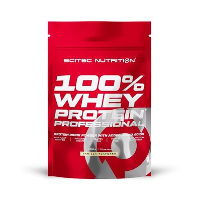 Scitec 100% Whey Protein Professional - Erdbeere Weiße Schokolade - Erdbeere Weiße Sc