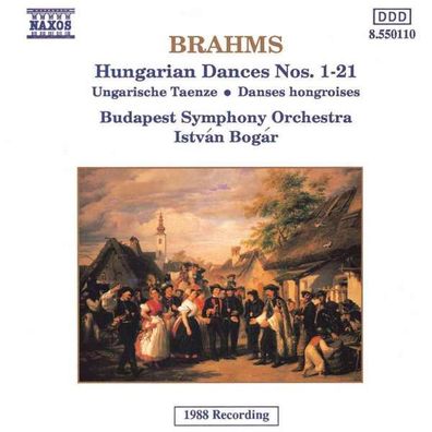 Johannes Brahms (1833-1897) - Ungarische Tänze Nr.1-21 - - (CD / U)