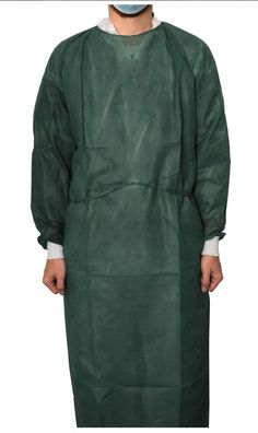 Coat Protect Comfort, Schutzkittel aus Vlies, grün, unsteril, 136cm, REF 175553 - ...