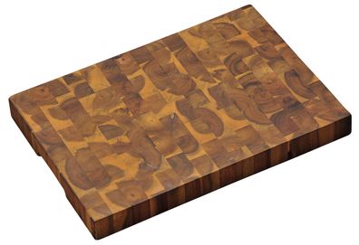 Tranchierbrett Holzbrett Stirnholz Maße: ca. 42 x 30 x 4 cm Akazie