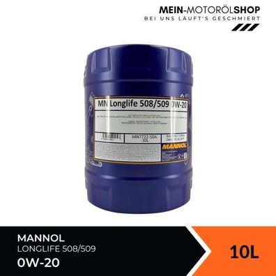 Mannol Longlife 508/509 0W-20 10 Liter